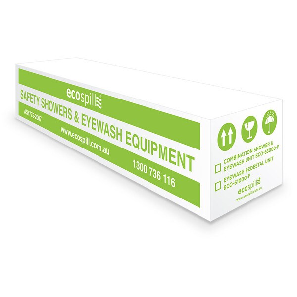 ECO-63000-F Combination Shower Eyewash Unit Hand/Foot Operated | Safety Showers | Combo Shower Eyewash | Ecospill | Brisbane Sydney Melbourne Perth Adelaide Canberra Townsville Australia